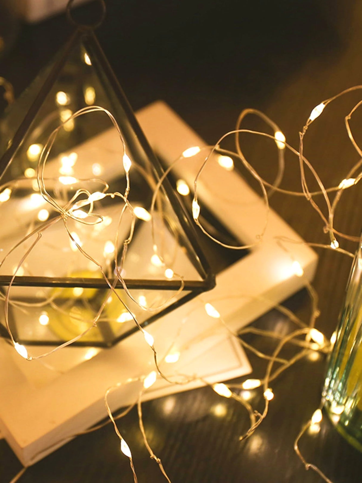 Copper String Light with 30pcs Bulb 2pcs - Novelty Lighting