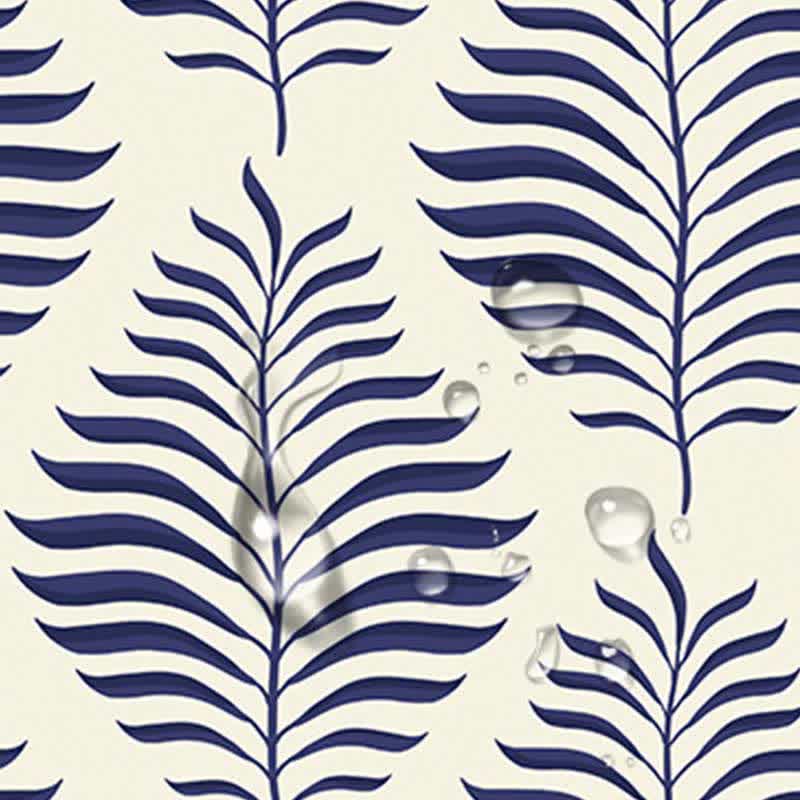 Blue Botanical Pattern Peel & Stick Wallpaper (1 roll)