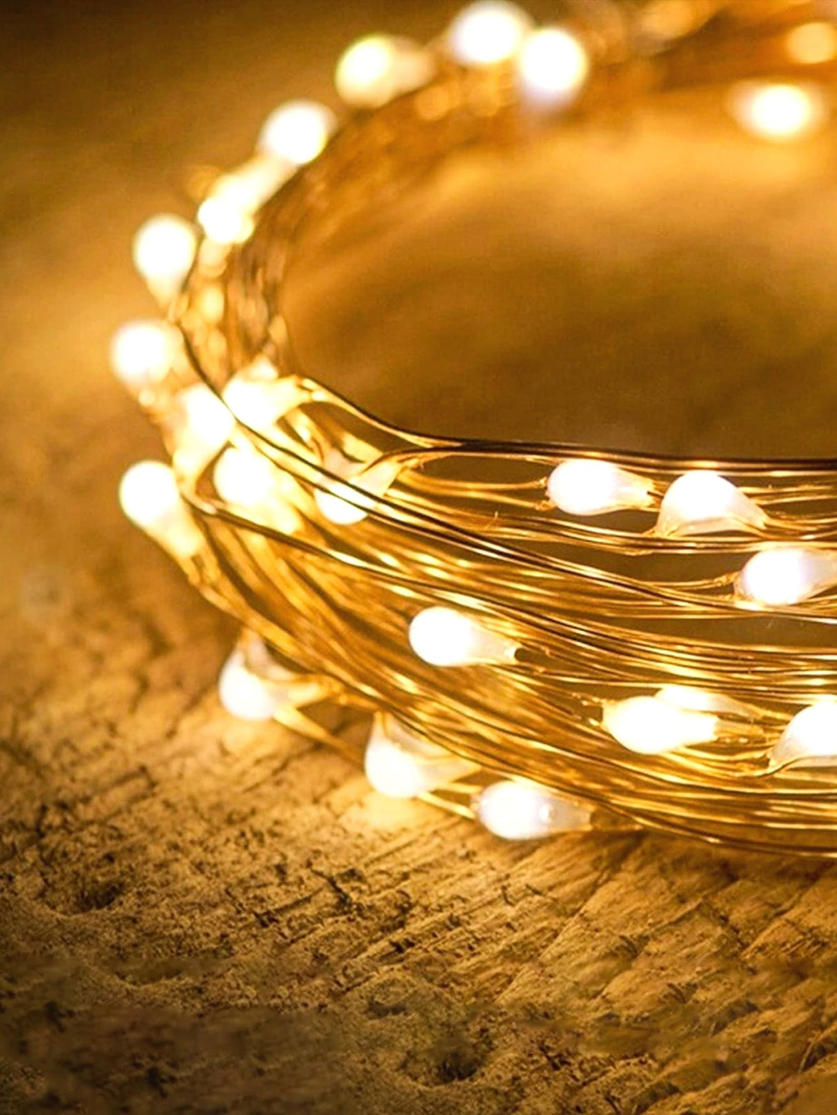 Copper String Light with 30pcs Bulb 1pc - Novelty Lighting