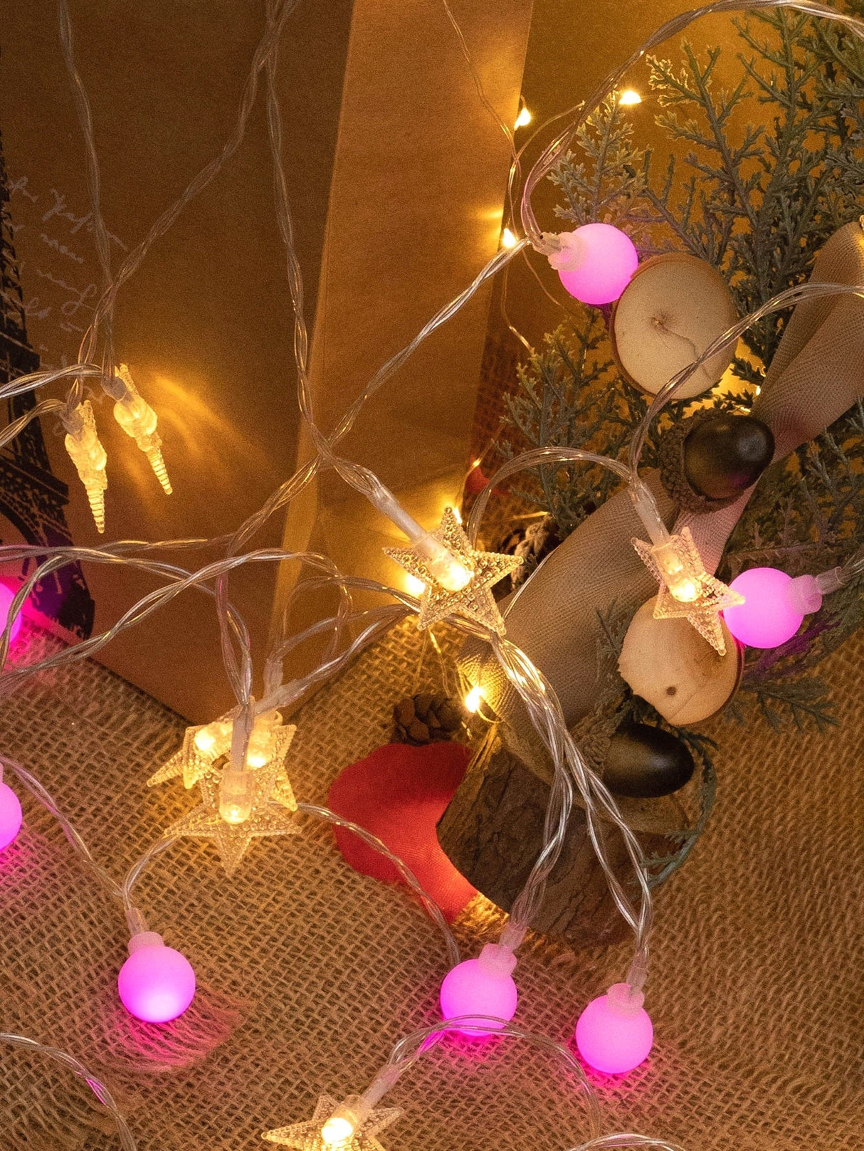 Christmas String Light with 20pcs Bulb 1pc - Lighting & Lamp