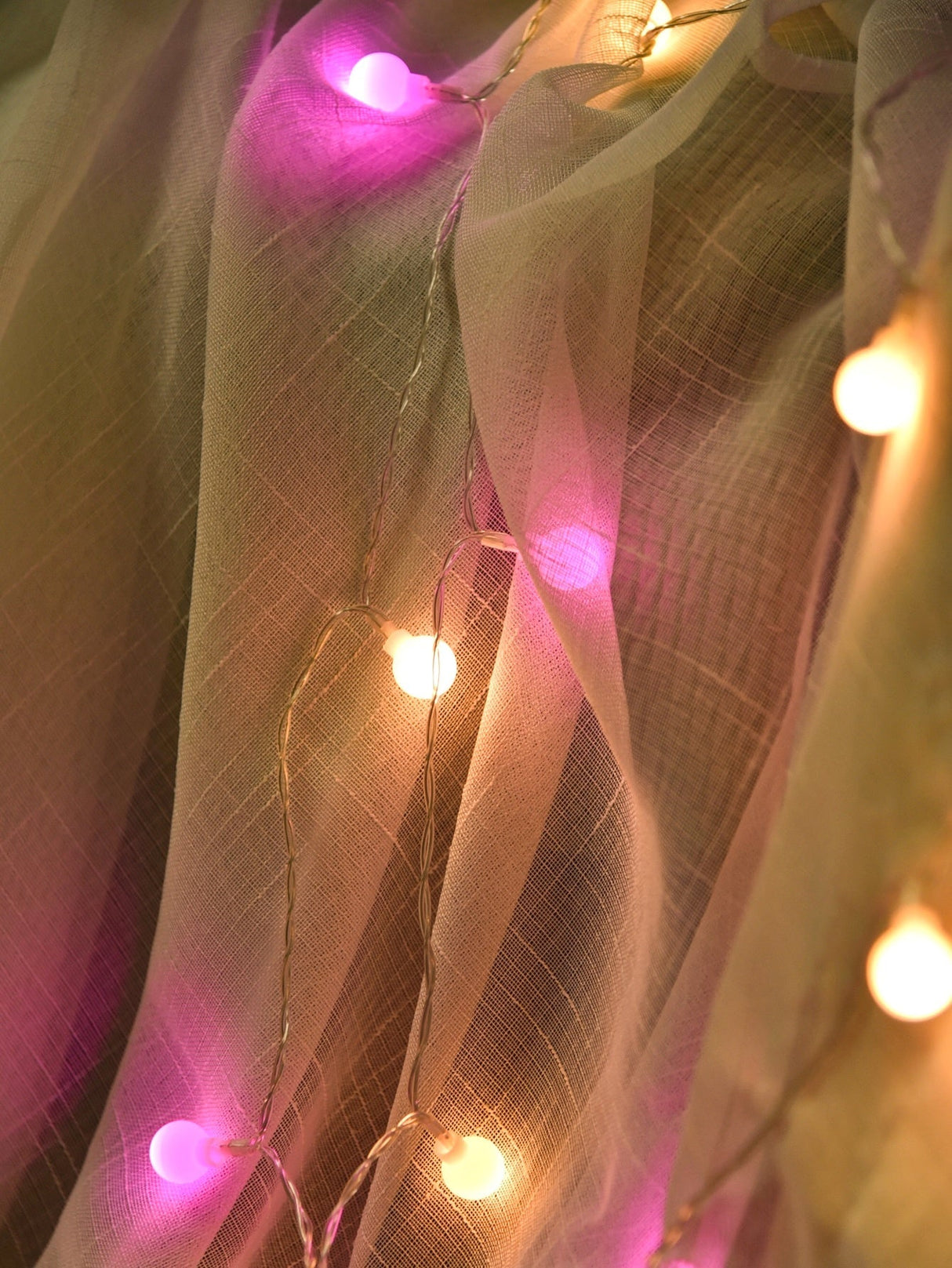 String Light with 10pcs Ball Shaped Bulb 1pc - Novelty Lighting