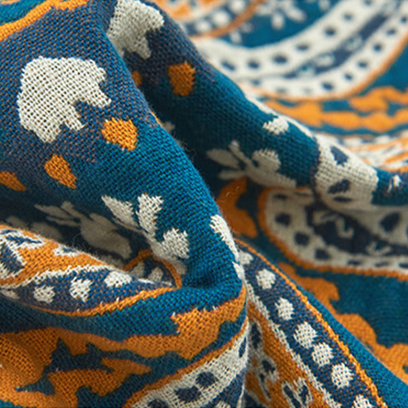 Bohemian Cotton Flower Pillow Towel (2PCS)