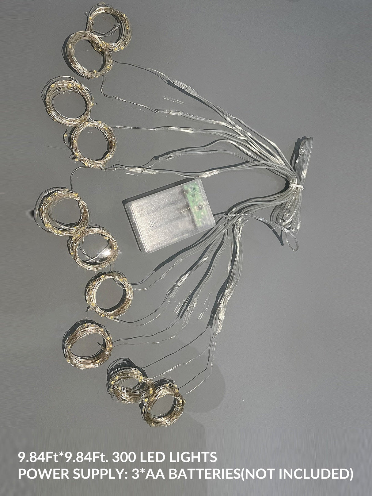 Curtain Decorative String Light with 300pcs Bulb 1pc - Novelty Lighting