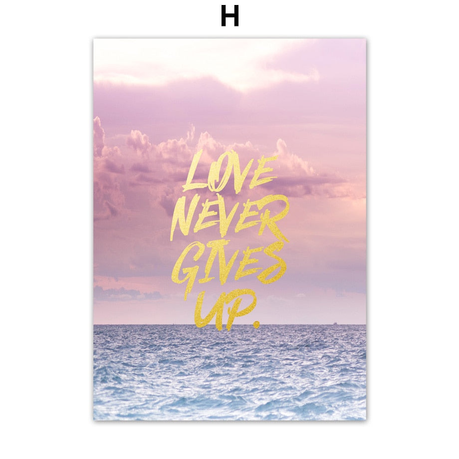 Poster Flower Street Landscape Wall Art Canvas Painting Posters And Prints Wall Pictures For Living Room Decor