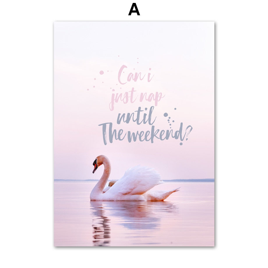 Poster Flower Street Landscape Wall Art Canvas Painting Posters And Prints Wall Pictures For Living Room Decor