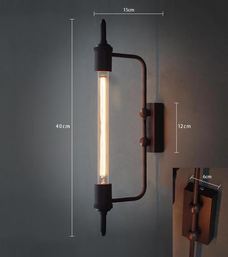 Antique Pencil Bulb Wall Light