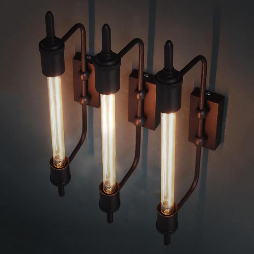 Antique Pencil Bulb Wall Light