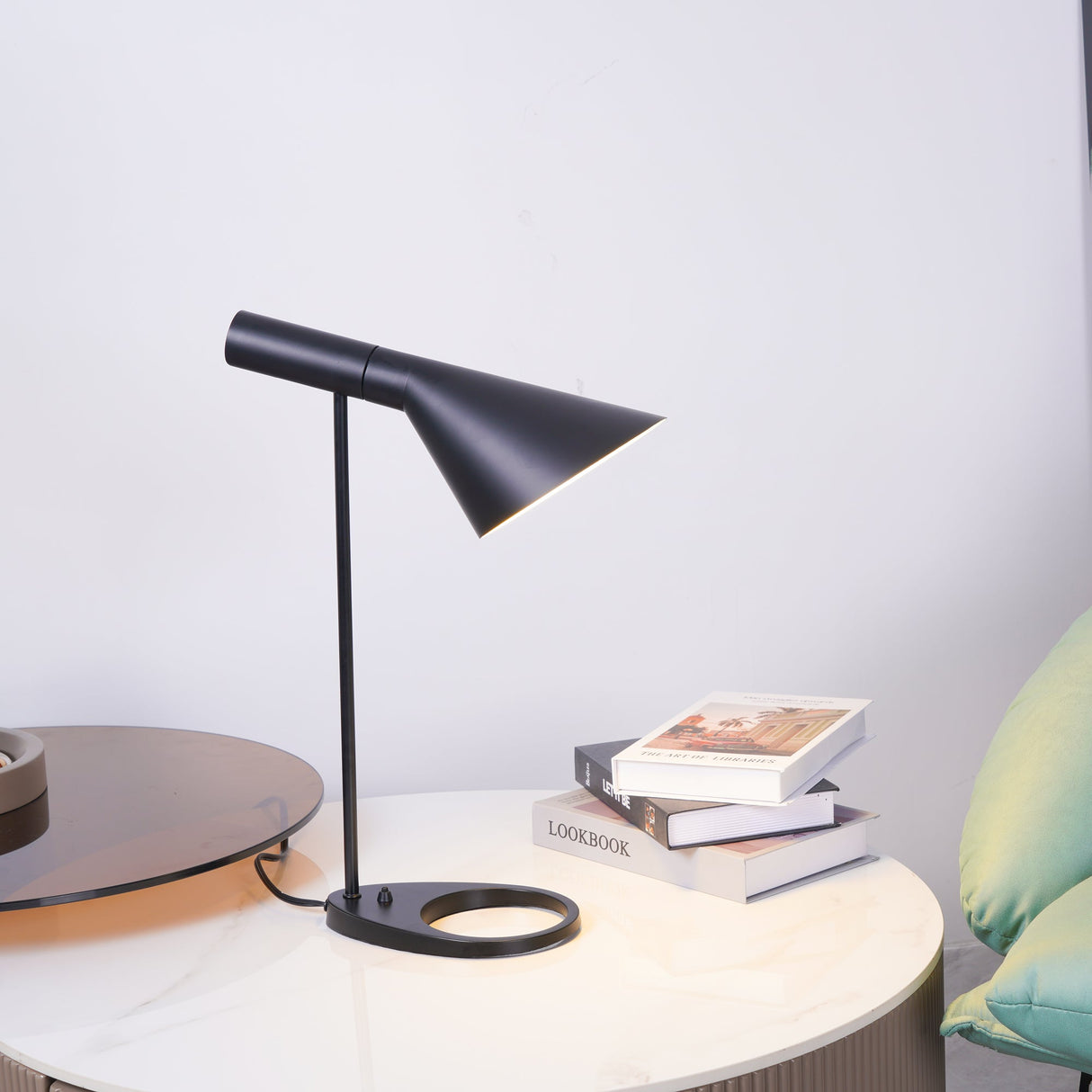 Black Danish Table Lamp