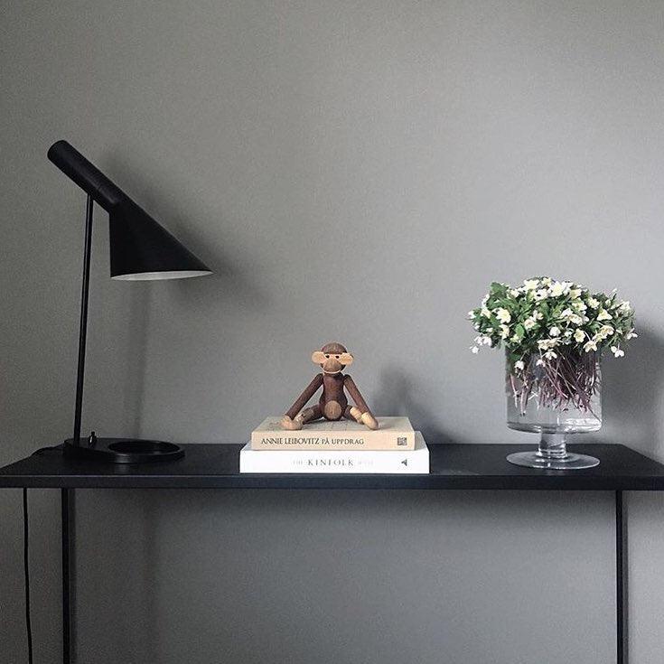 Black Danish Table Lamp