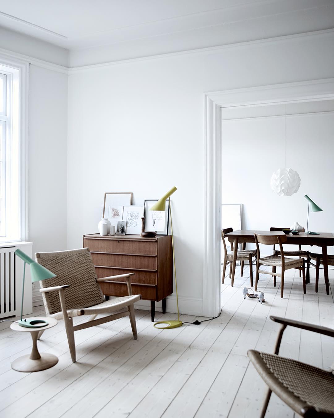 Black Danish Table Lamp