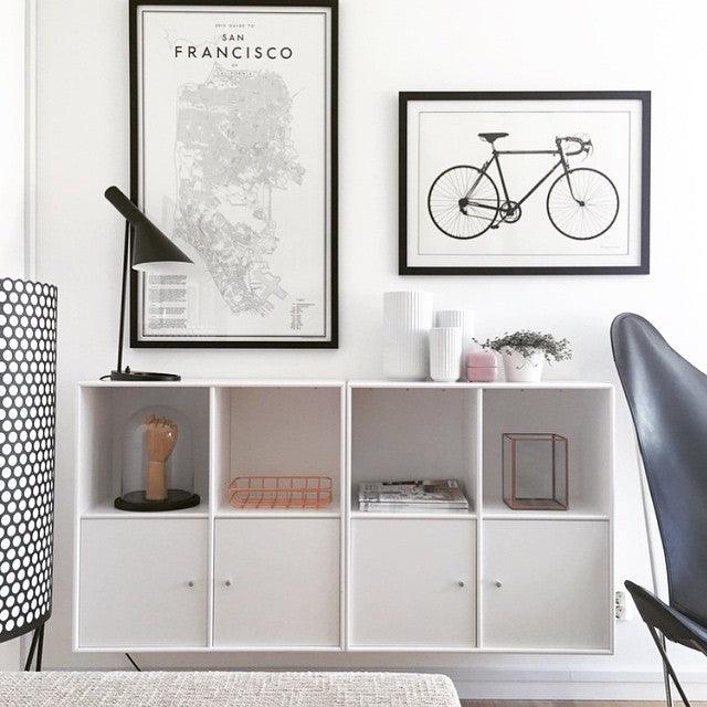 Black Danish Table Lamp