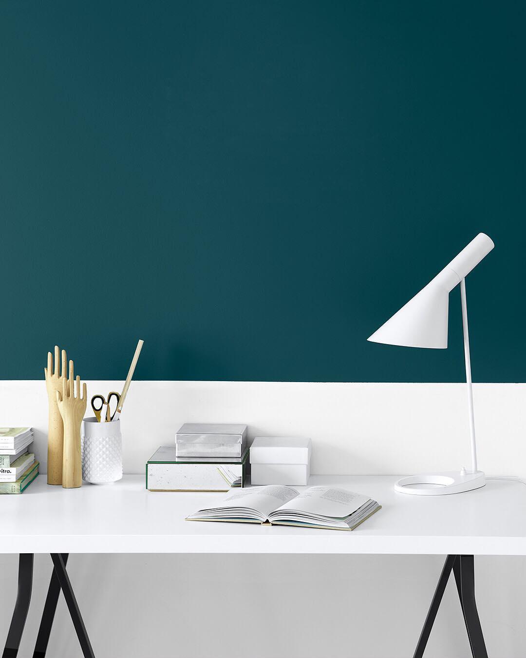 Black Danish Table Lamp