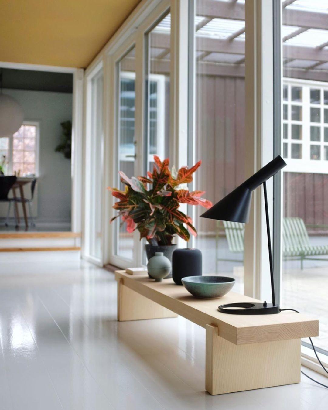 Black Danish Table Lamp