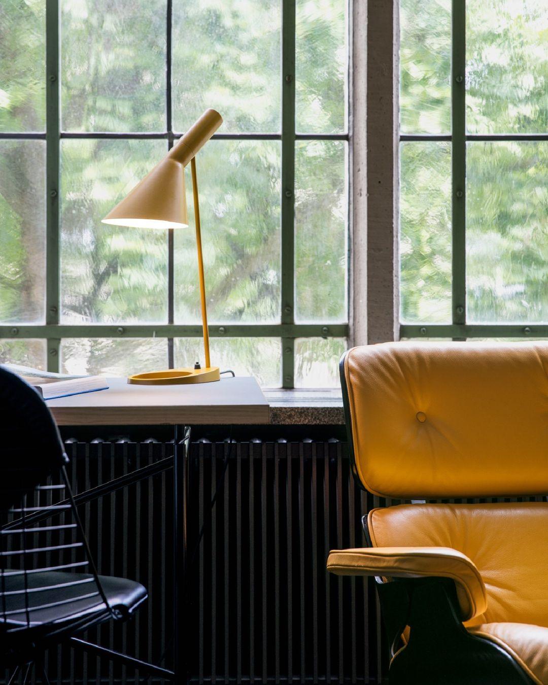 Black Danish Table Lamp