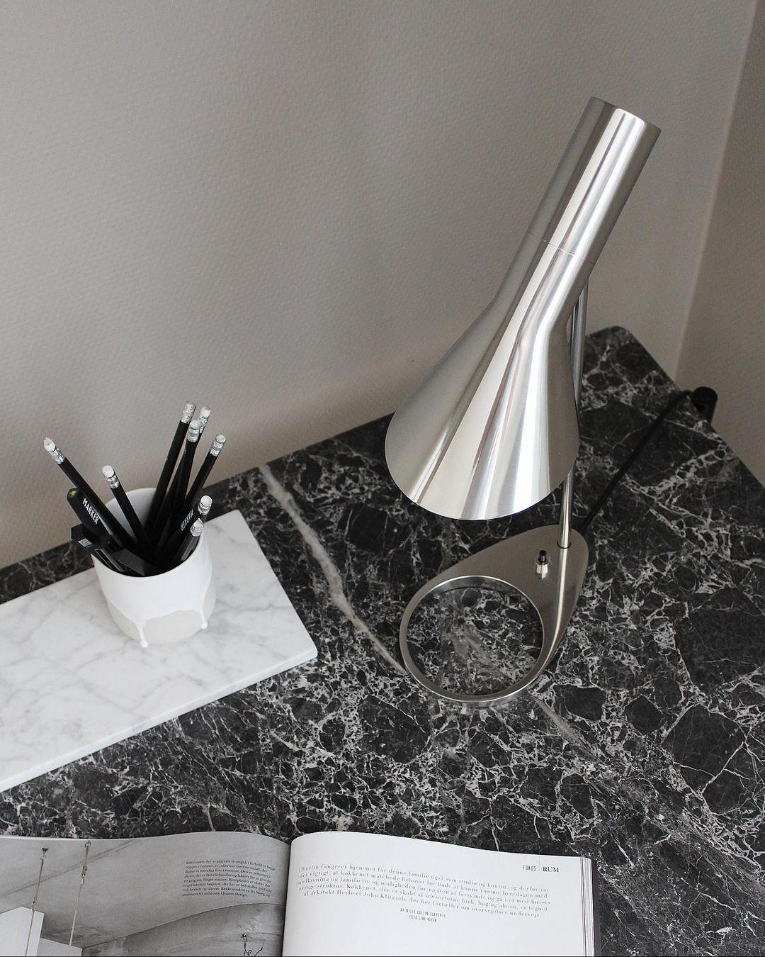 Black Danish Table Lamp