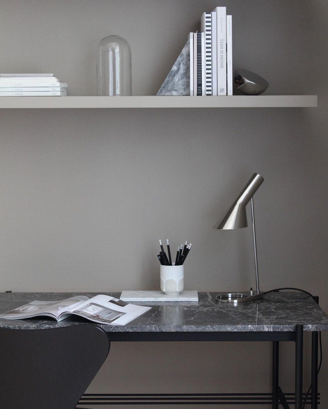 Black Danish Table Lamp