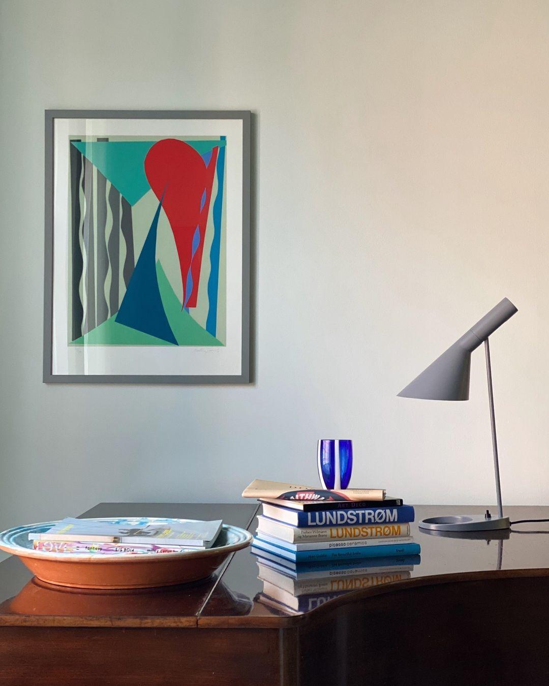 Black Danish Table Lamp