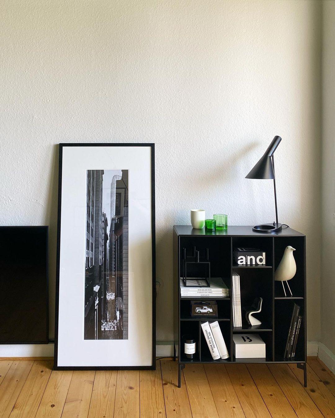 Black Danish Table Lamp