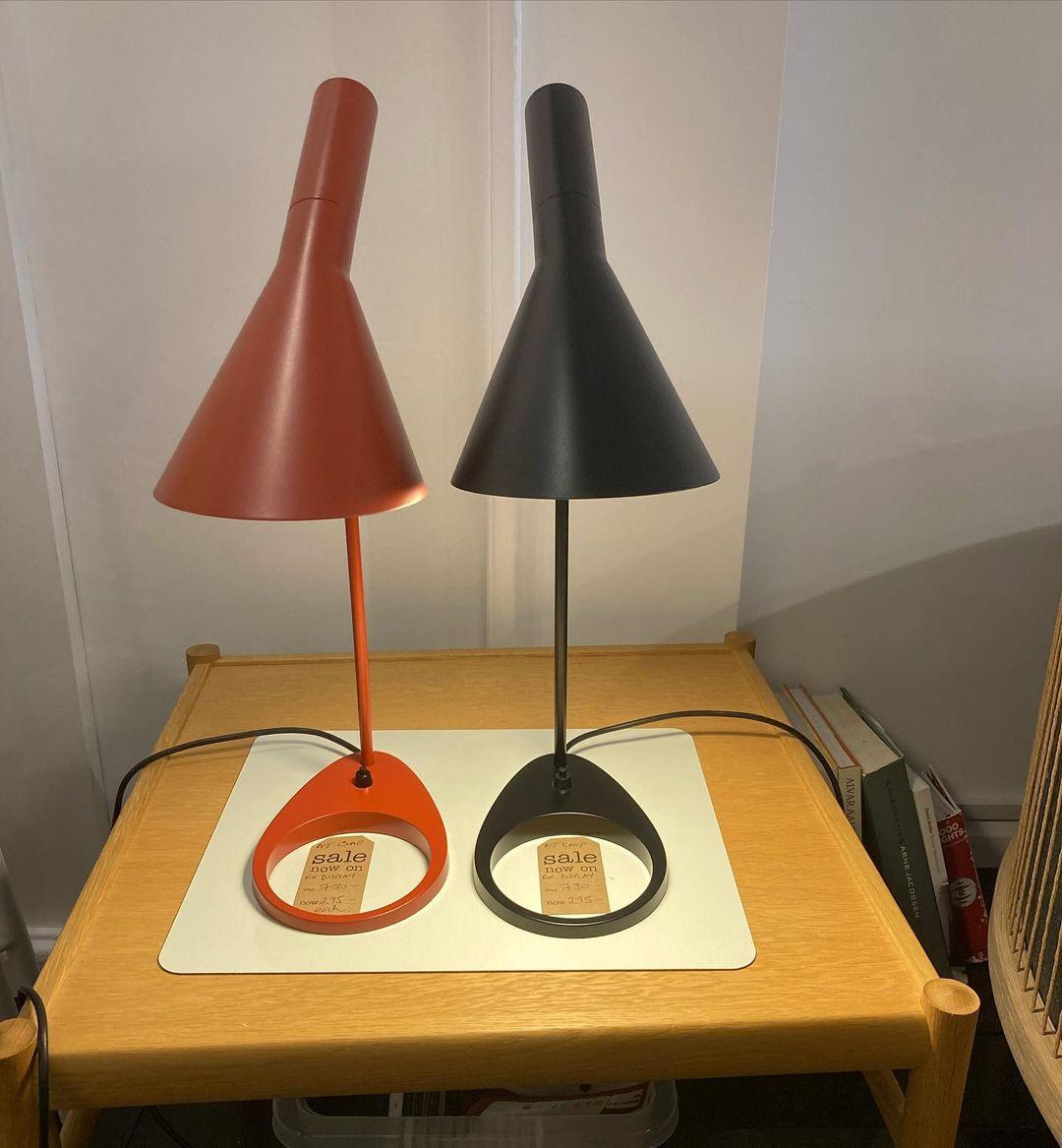 Black Danish Table Lamp
