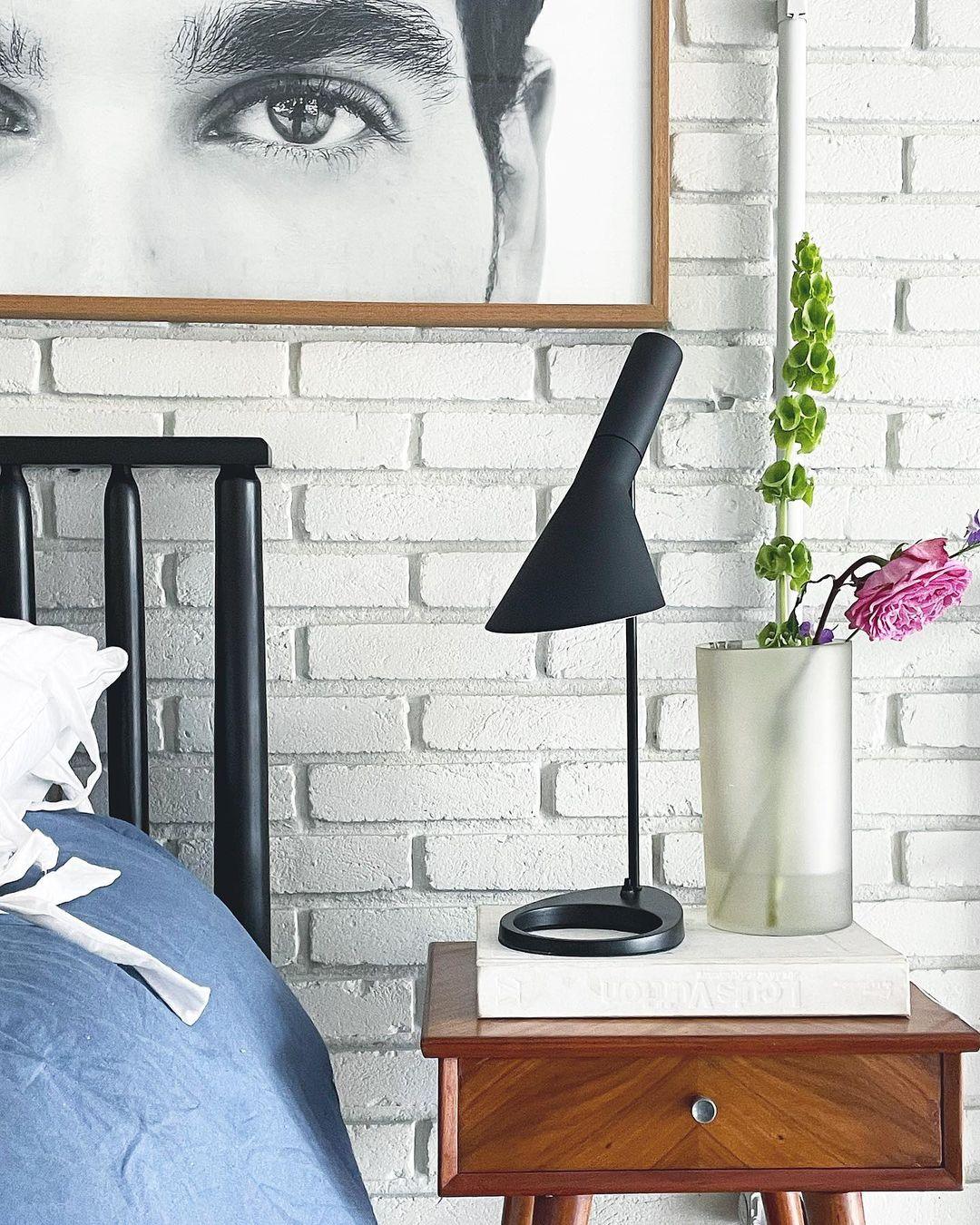 Black Danish Table Lamp