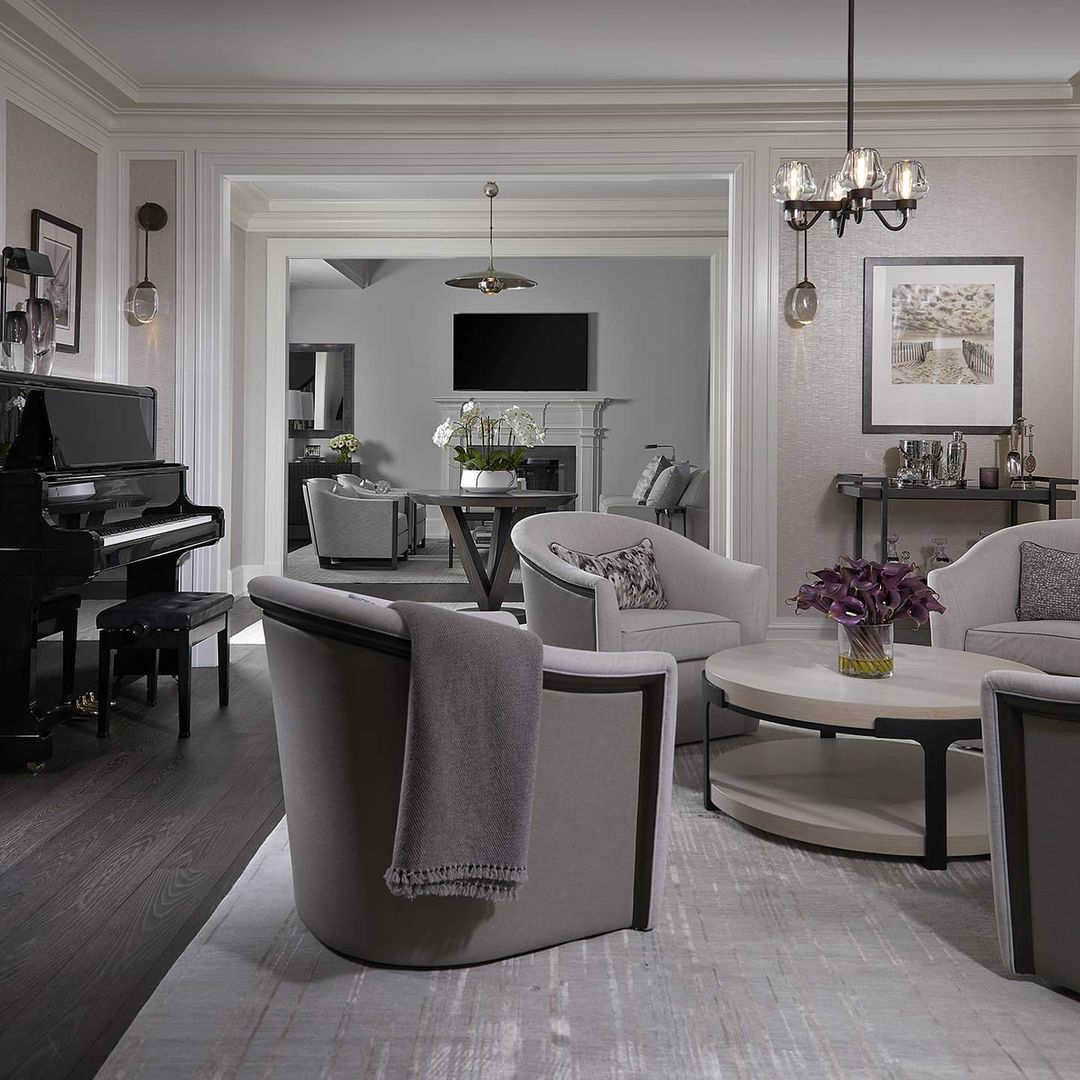 Antique Brass Glass Chandelier