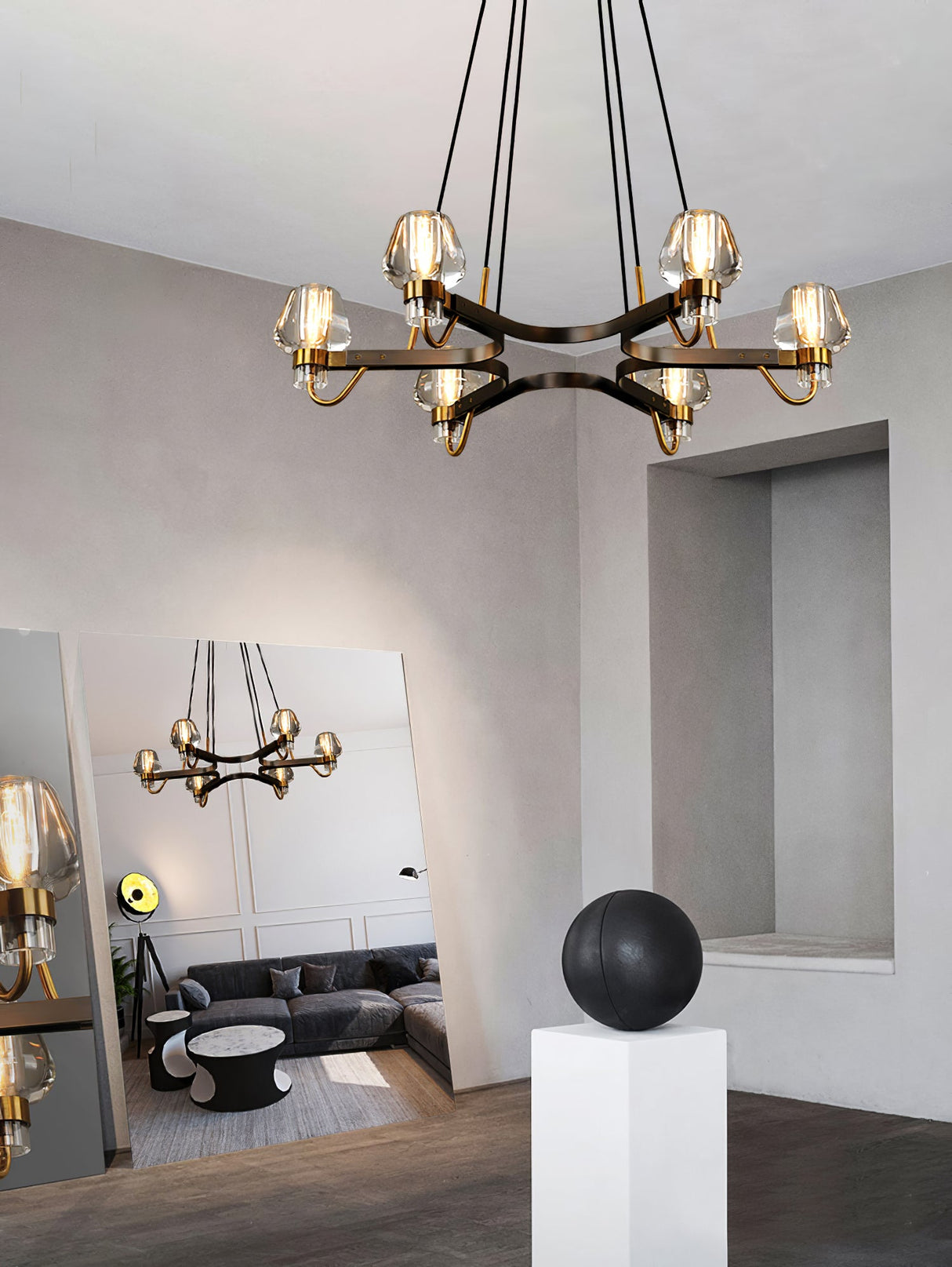 Antique Glass Chandeliers