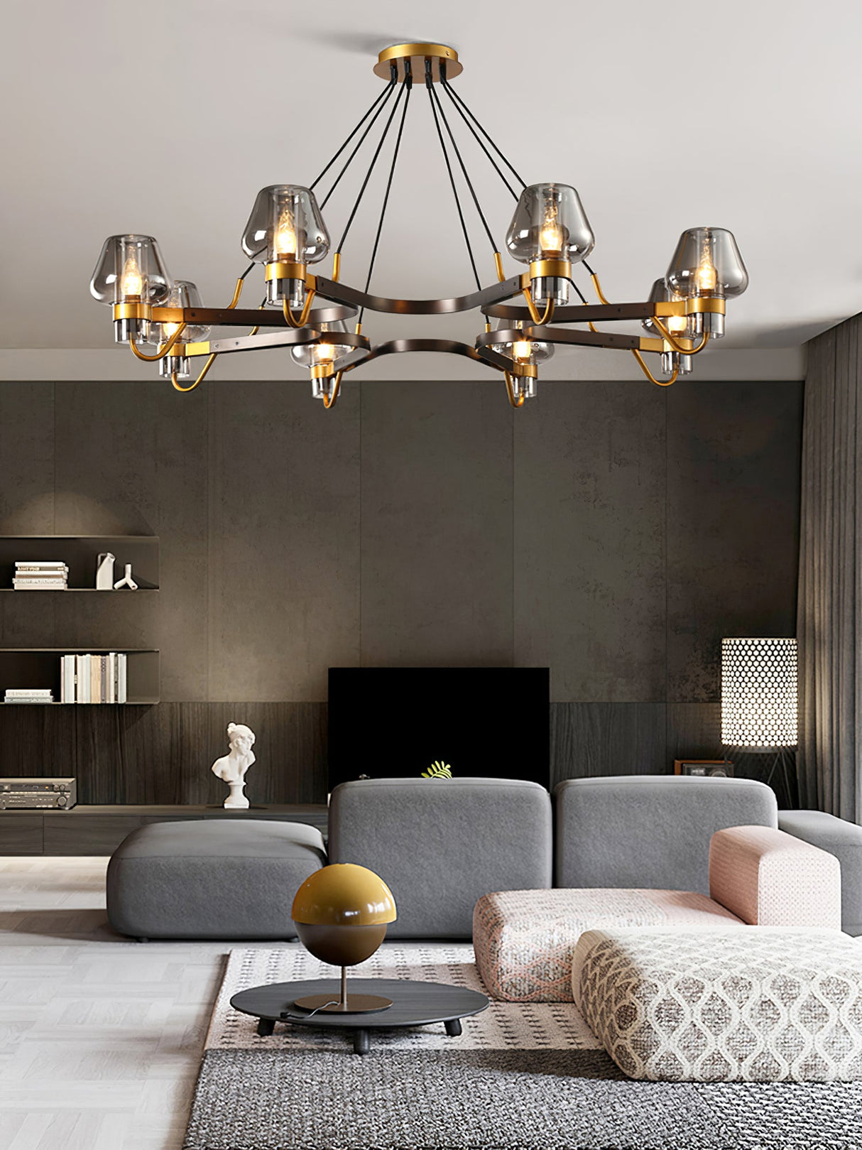 Antique Glass Chandeliers