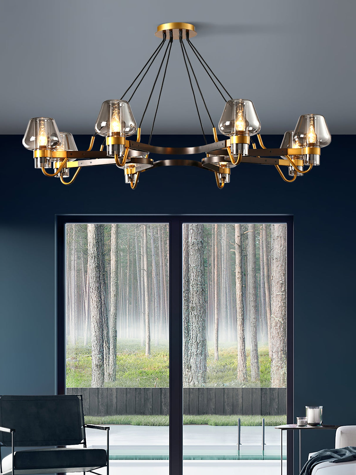 Antique Glass Chandeliers