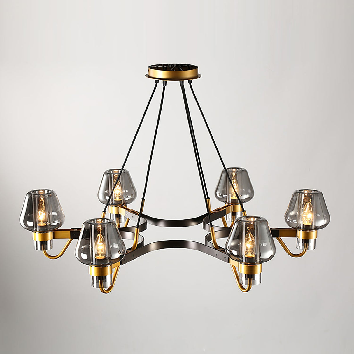 Antique Glass Chandeliers