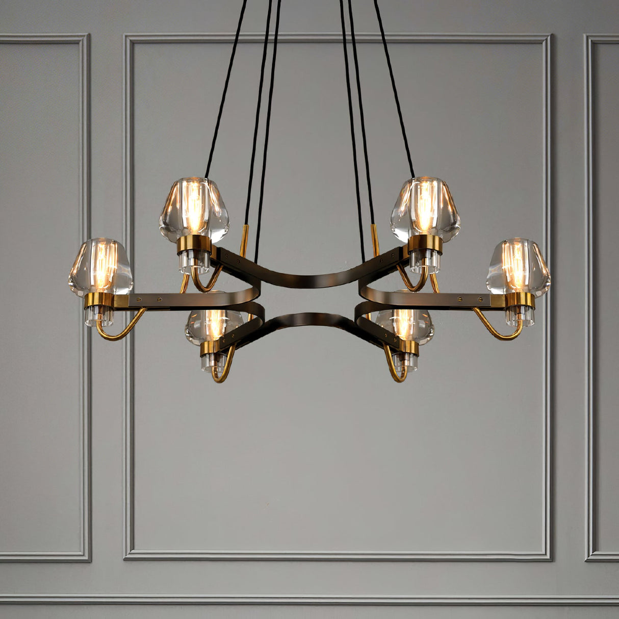 Antique Glass Chandeliers