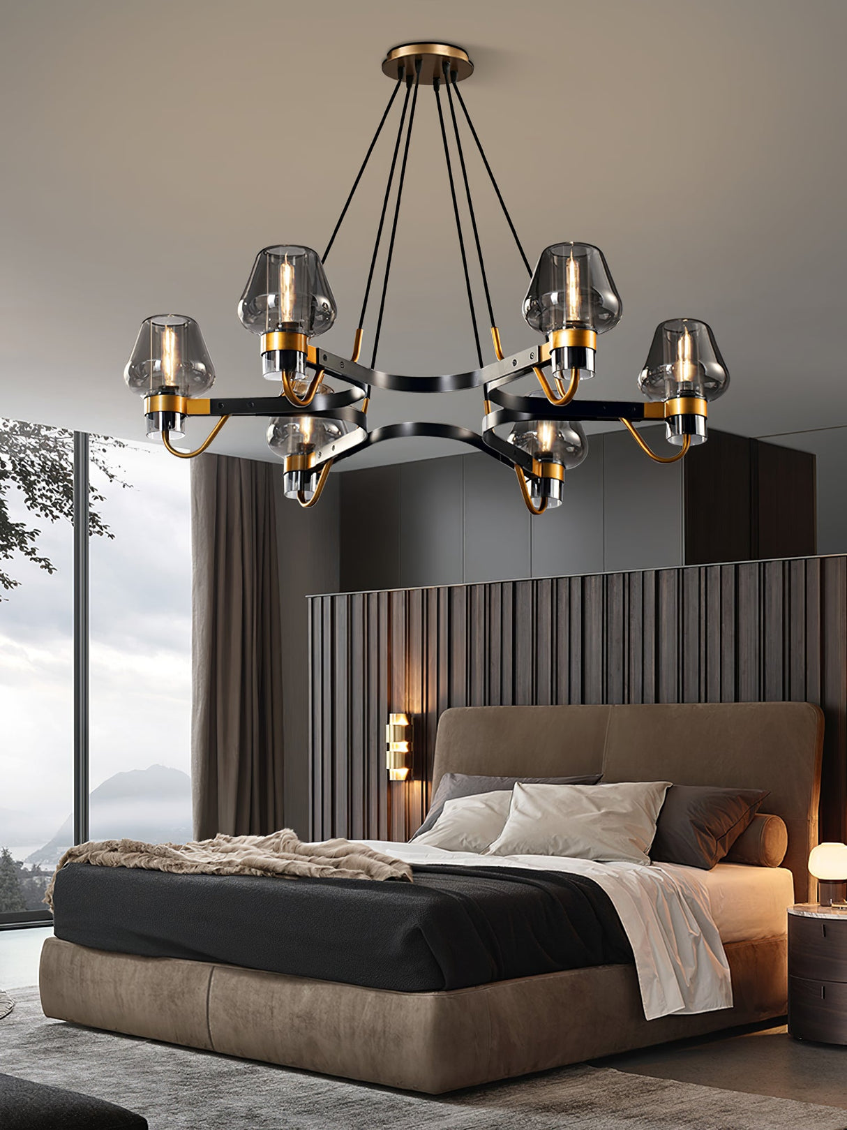 Antique Glass Chandeliers