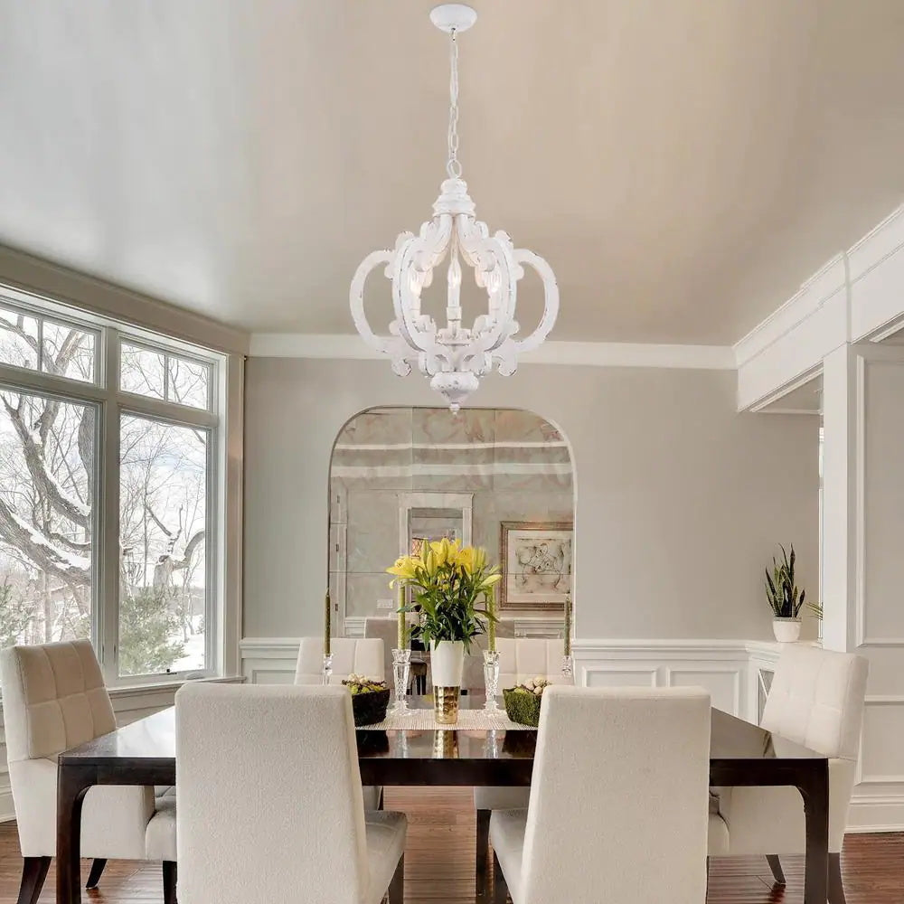 Antique White Style Chandelier