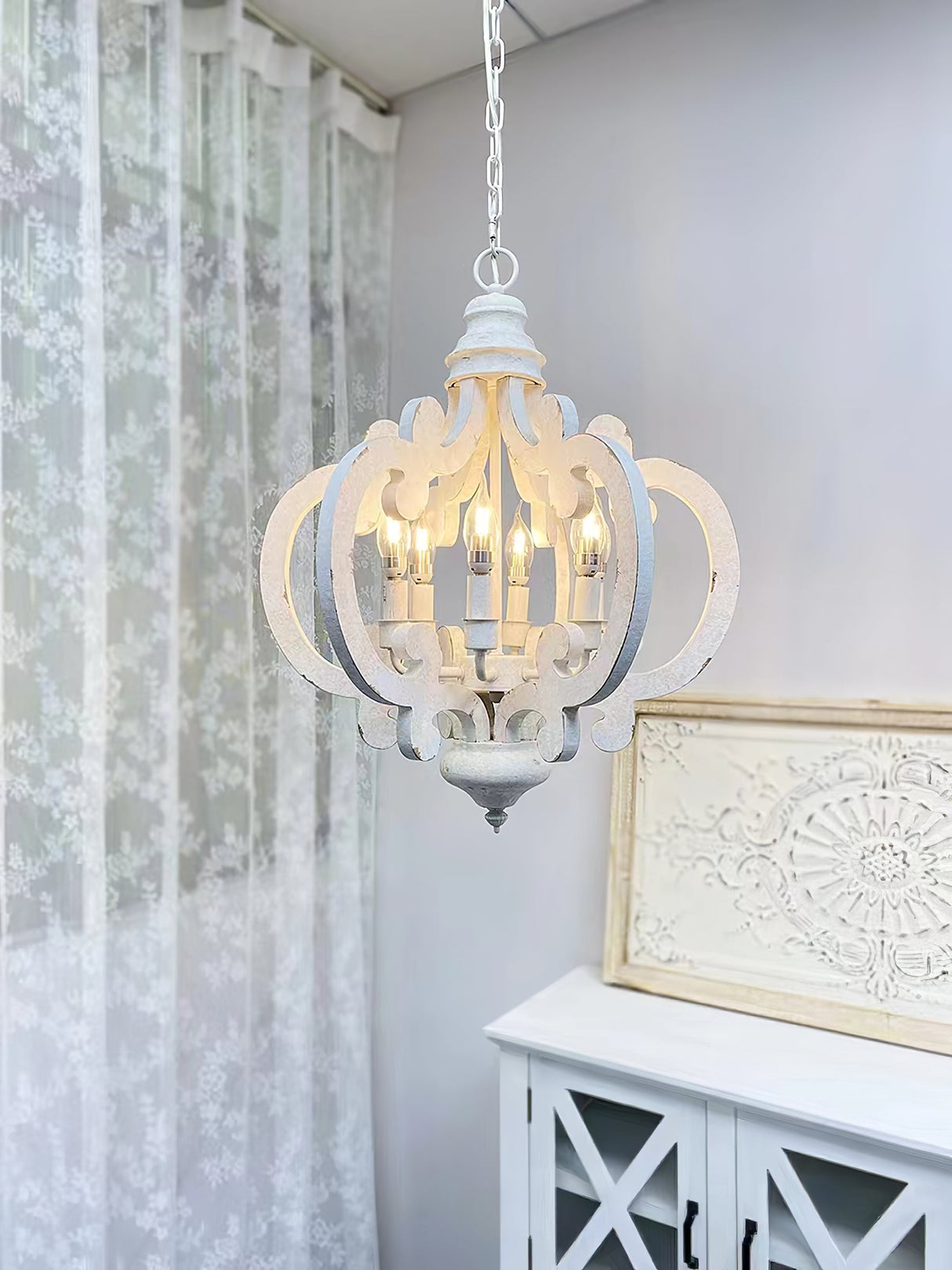 Antique White Style Chandelier