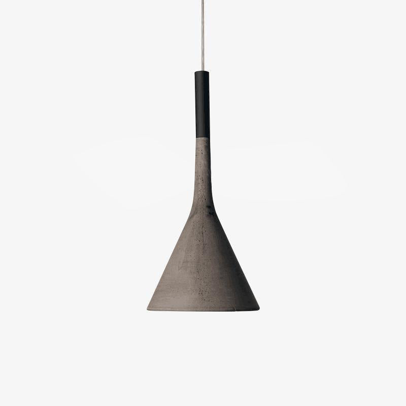 Conical Concrete Pendant Light