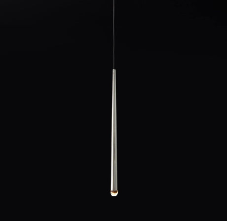Brass Cone Pipe Long Chandeliers