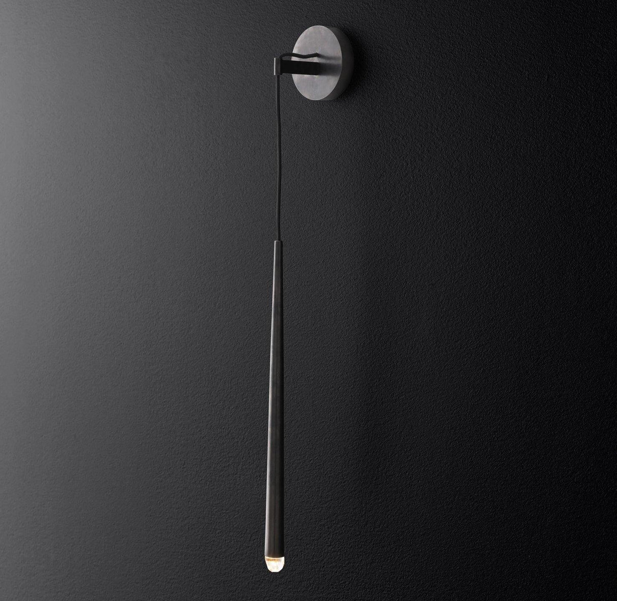 Brass Cone Pipe Wall Lamp
