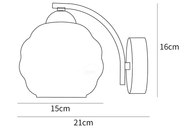 Cloud Type Retro Wall Lamp