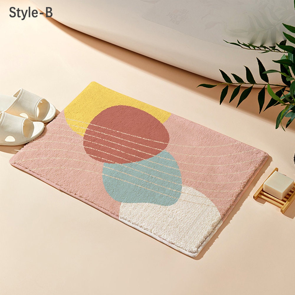 Artistic Style Bathroom Mats