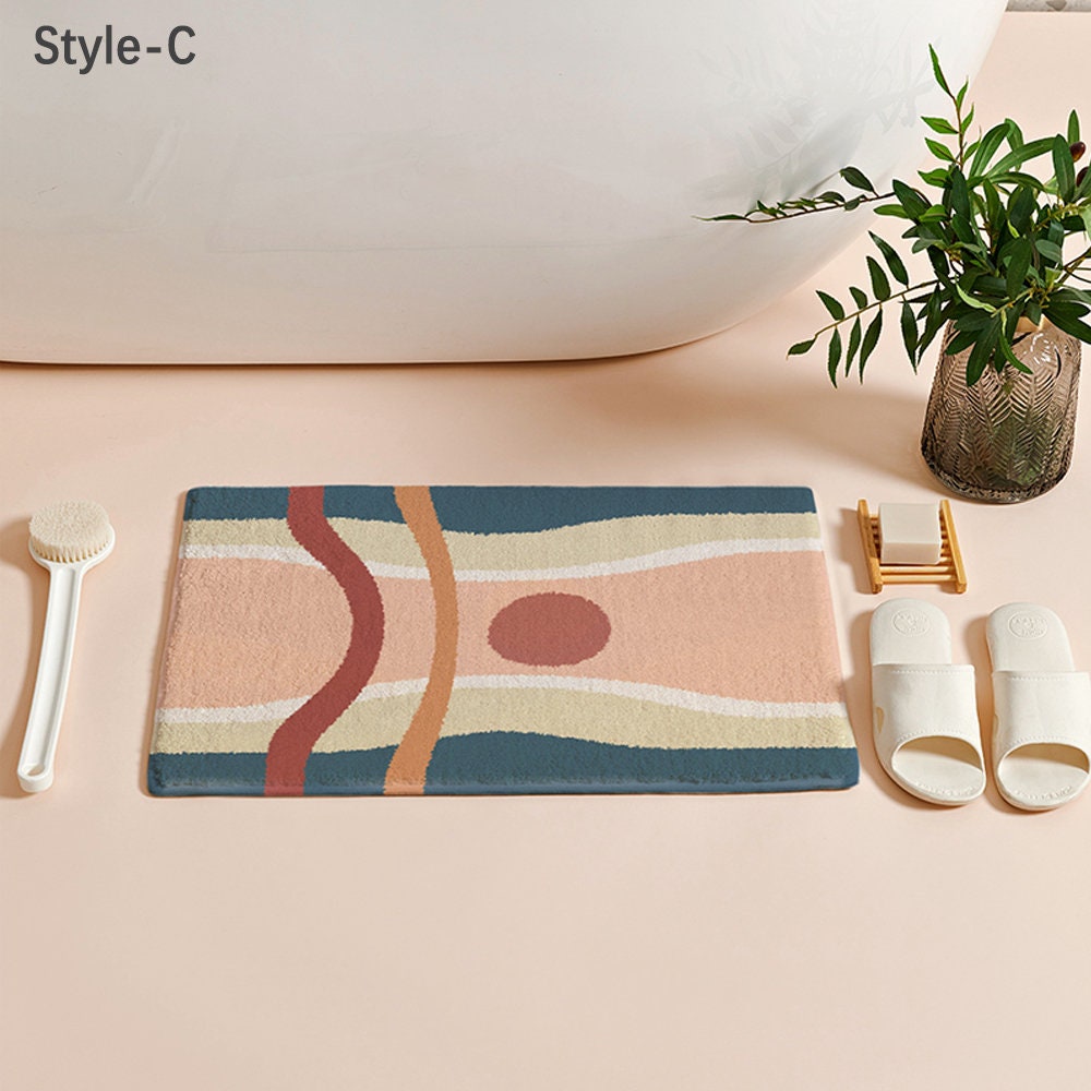 Artistic Style Bathroom Mats