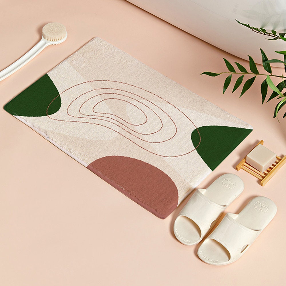 Artistic Style Bathroom Mats