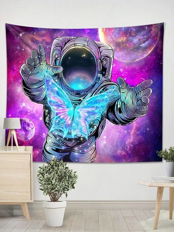 Astronaut Print Tapestry