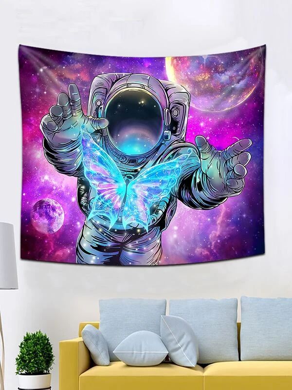 Astronaut Print Tapestry
