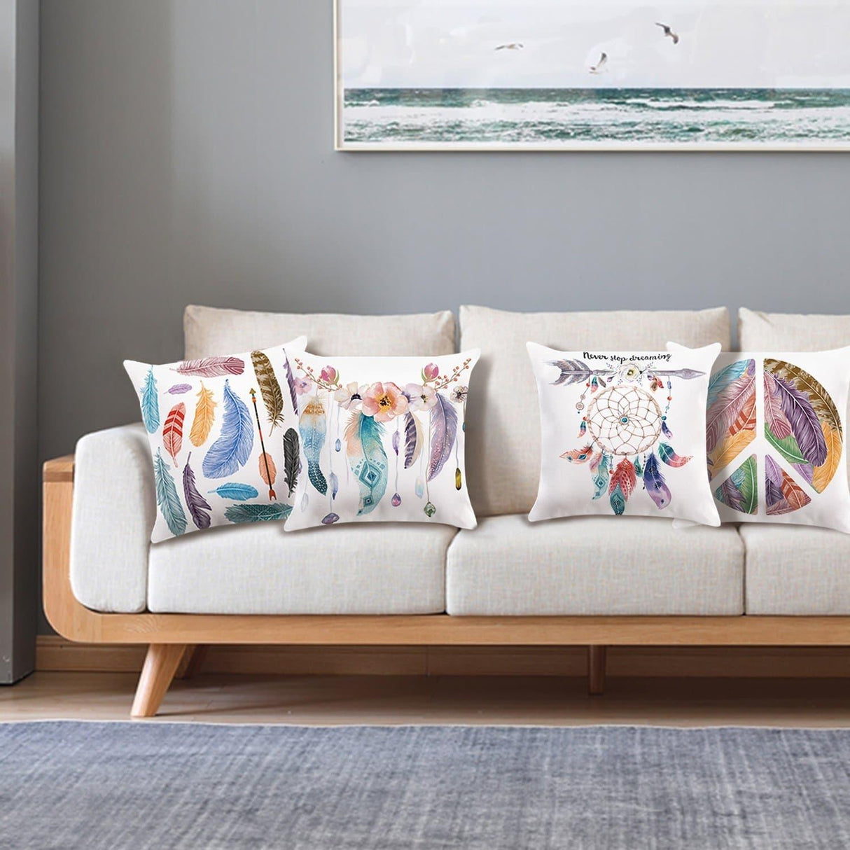 Dream Catcher Throw Pillow Covers