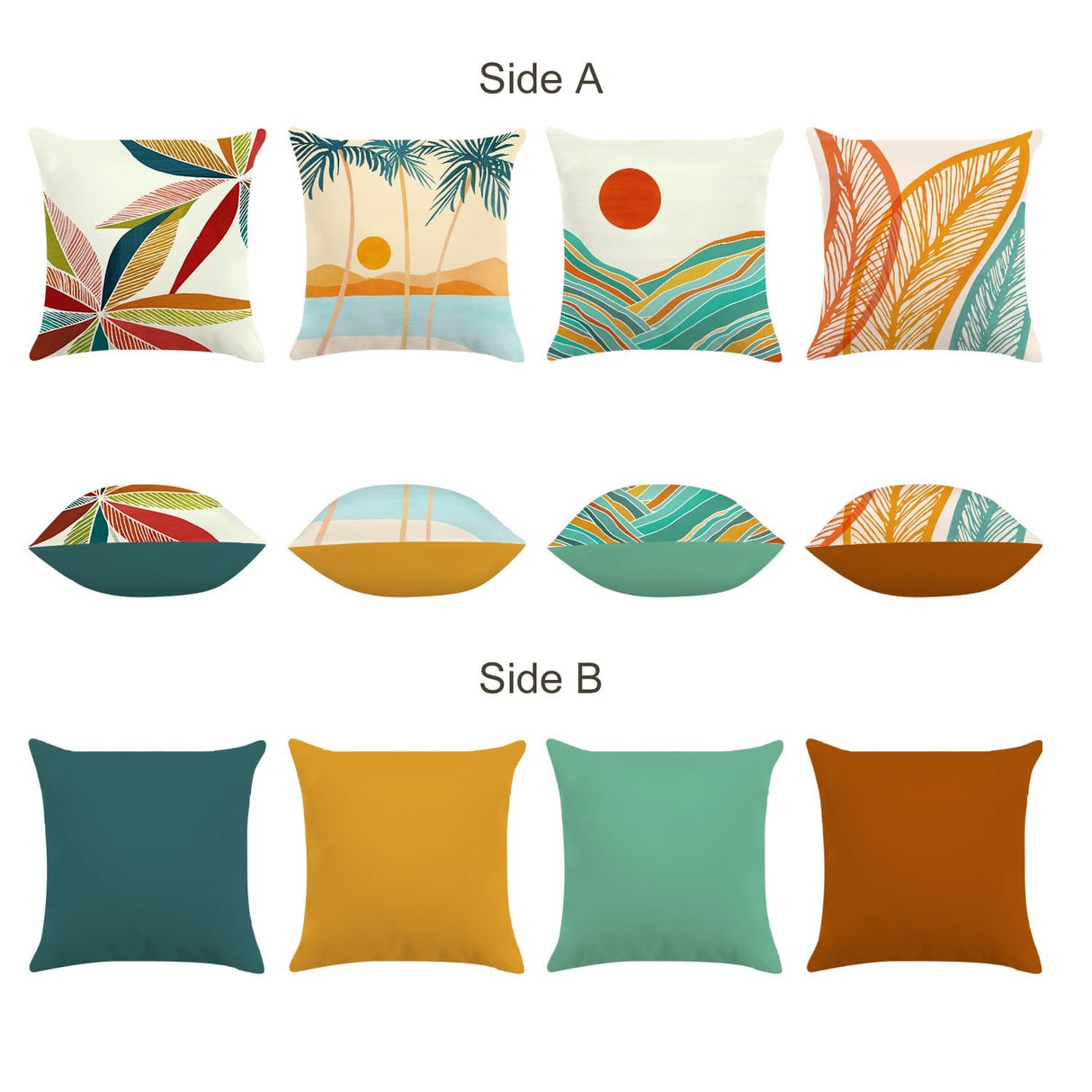 Mountains Modern Throw Pillow Covers