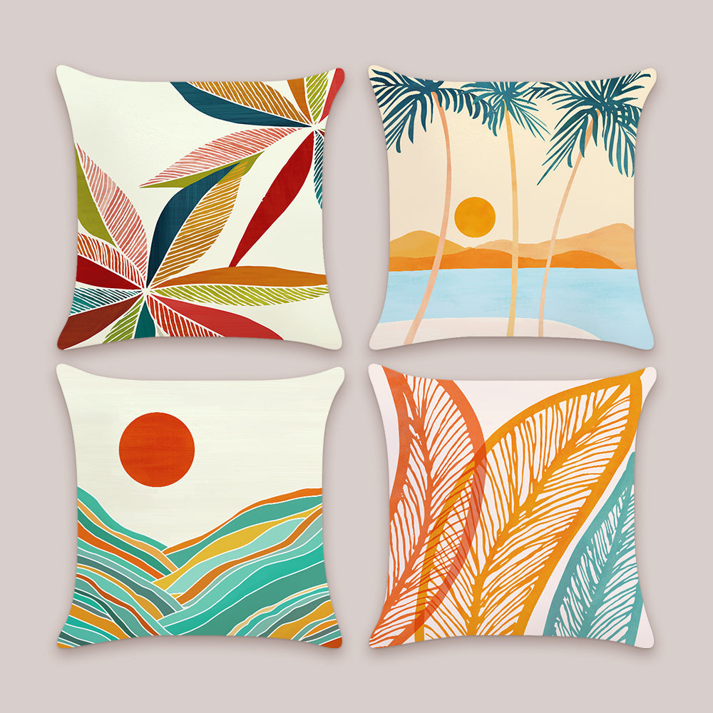 Mountains Modern Throw Pillow Covers
