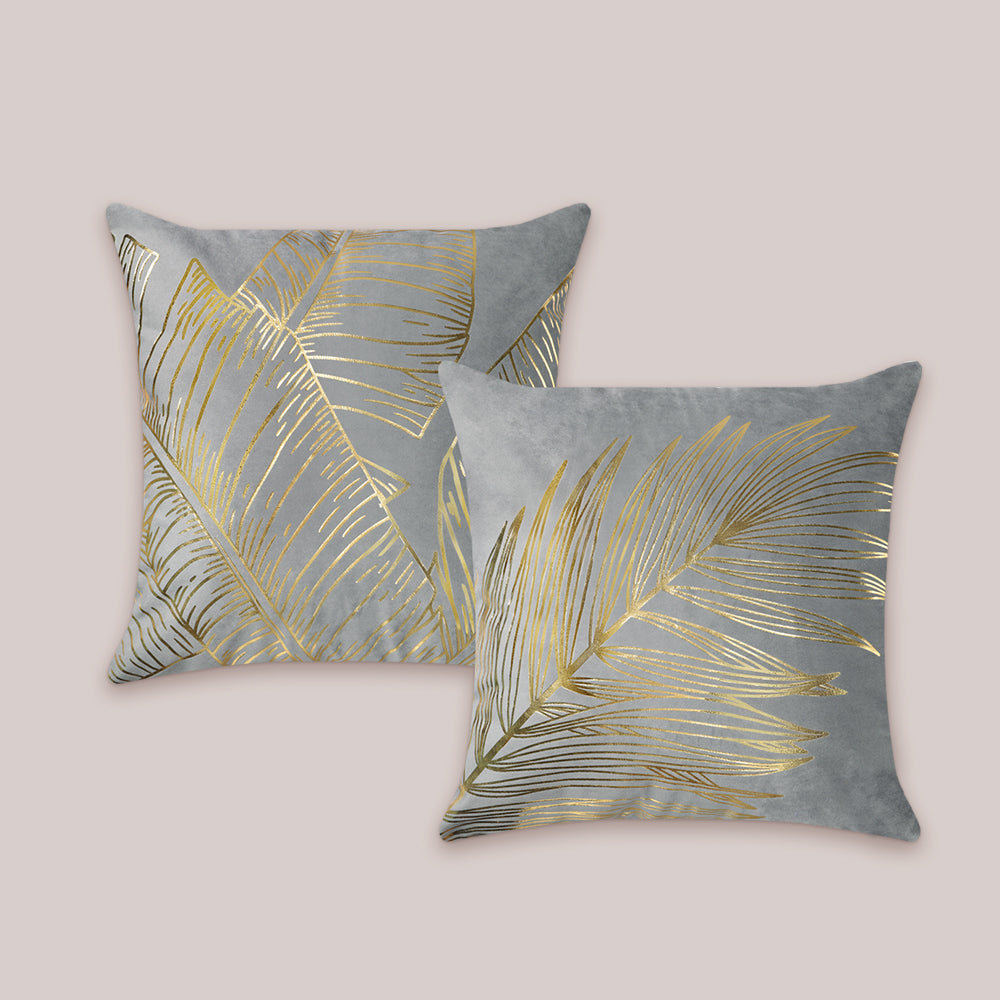 Gold Foil Stamping  Throw Pillow Covers