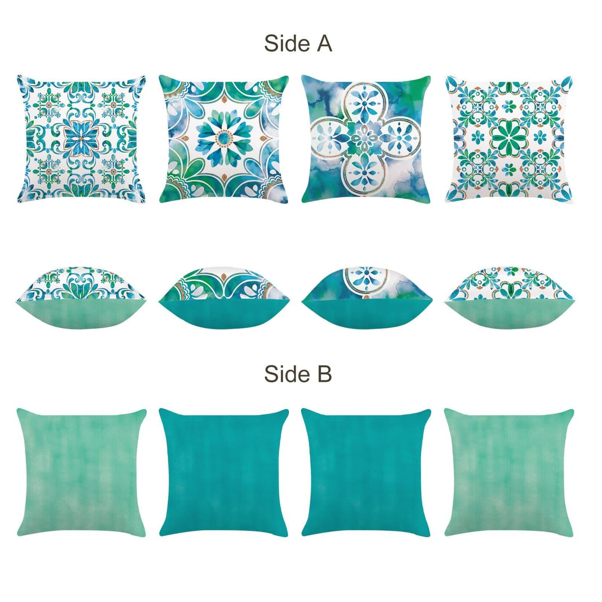 Boho Geometric Throw Pillow Covers