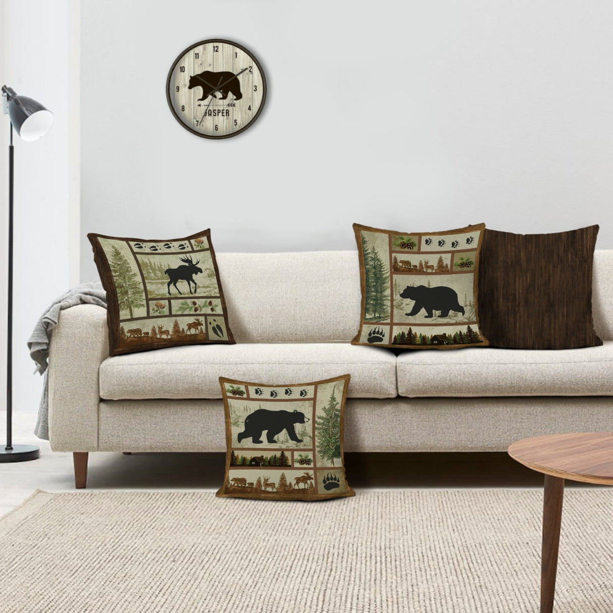 Vintage Farmhouse Animals Throw Pillow Covers