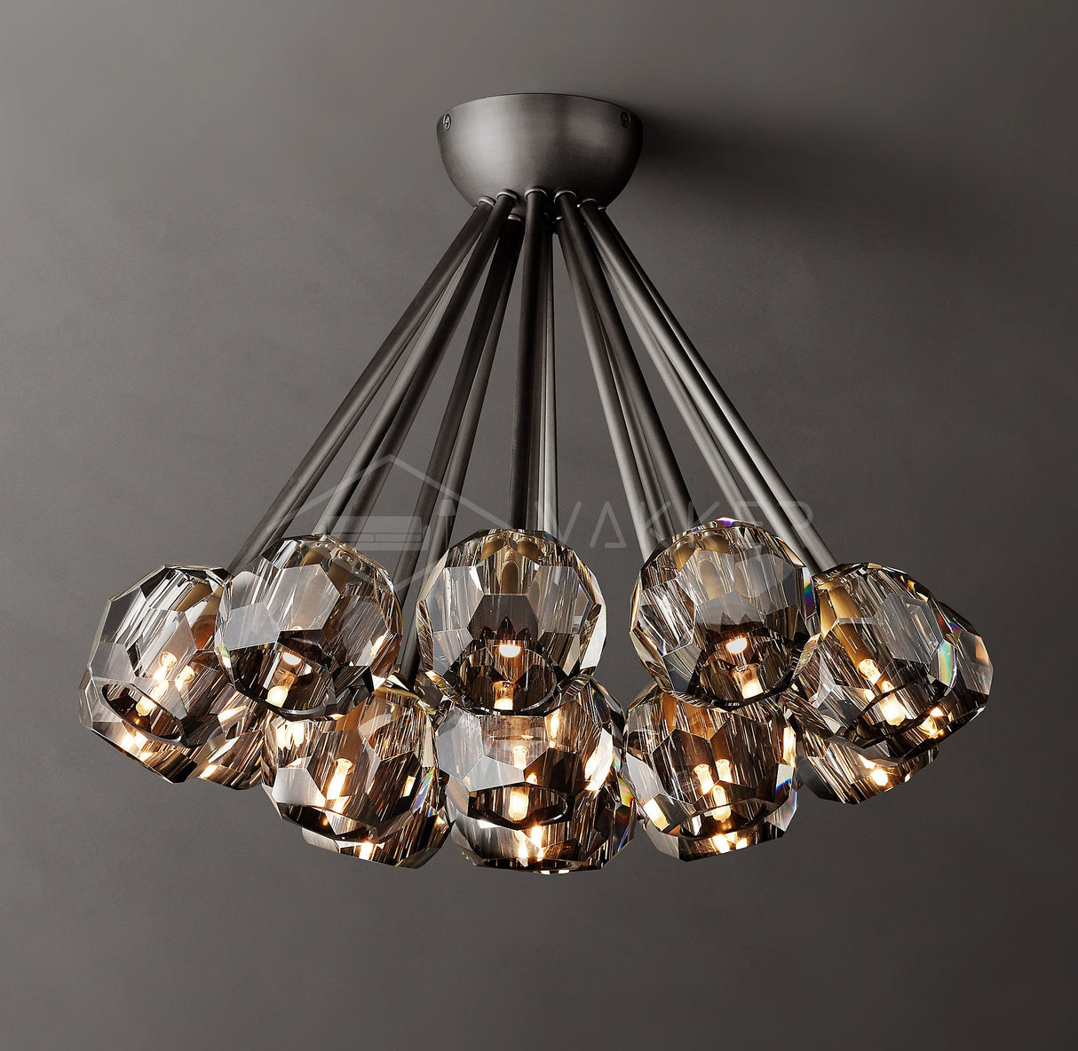 Flushmount Crystal Ball