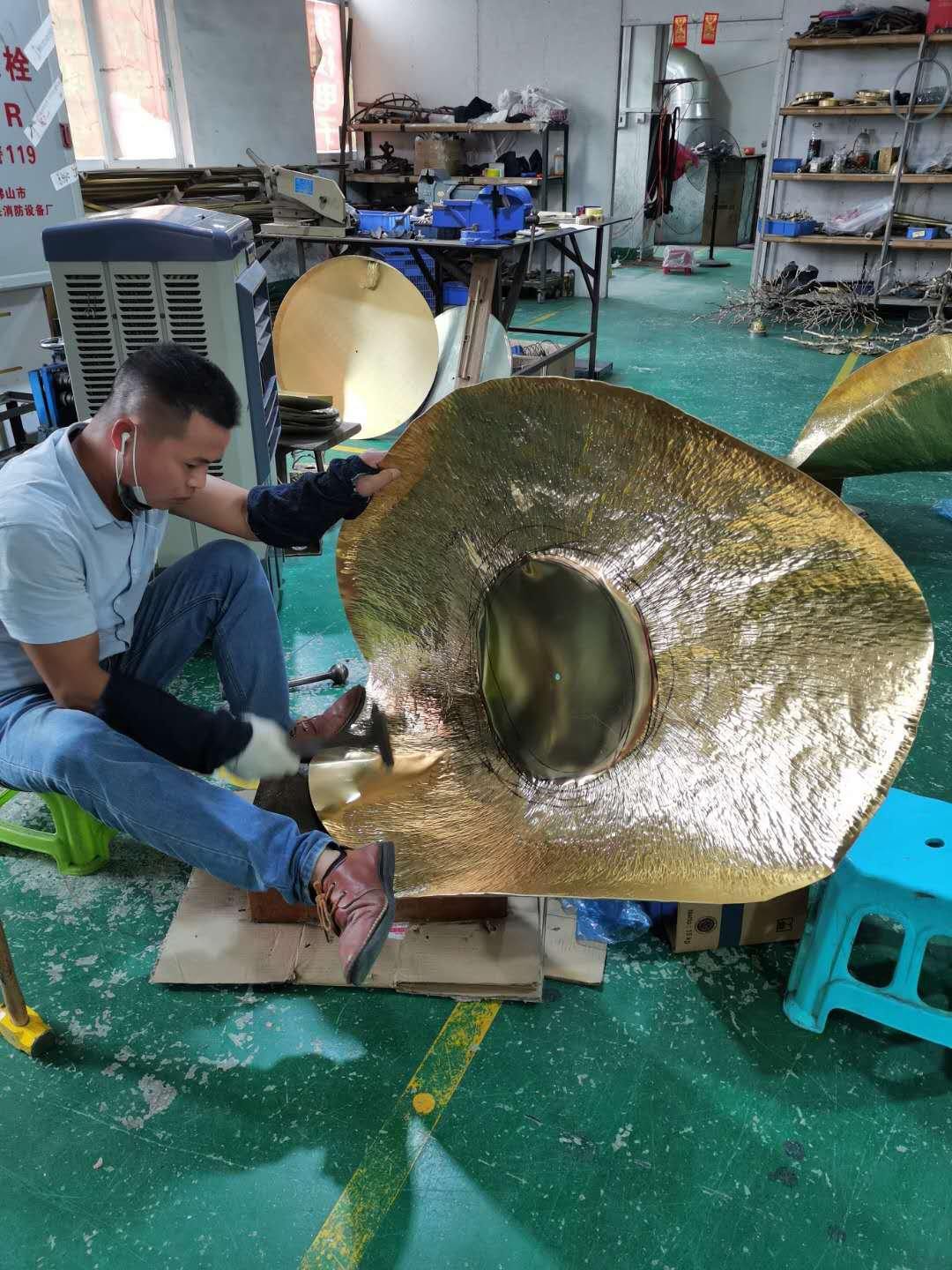 Hammered Pendant Light